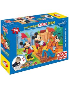 Mickey Mouse. Df Supermaxi Puzzle Double-face 108 pz. Disney 
